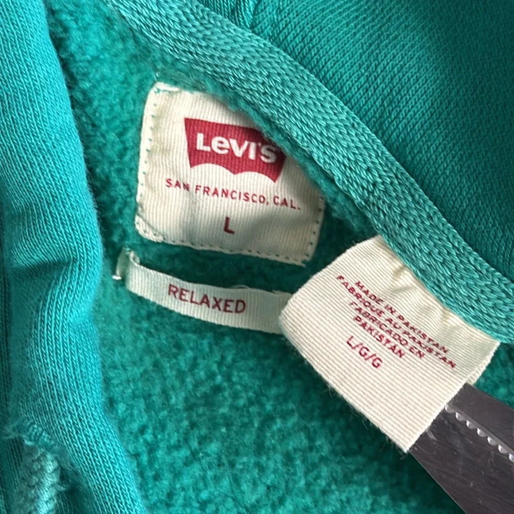 LEVIS pullover hoodie sweatshirt LARGE